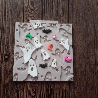 万圣节鬼魂模具硅胶模具DIY烘焙万圣节蛋糕装饰模具