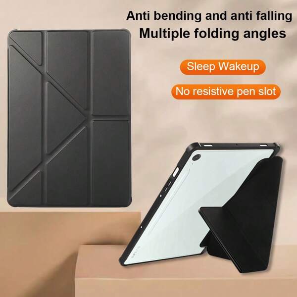 Capa de acrílico dobrável em Y para tablet, compatível com produtos Samsung, compatível com Samsung Galaxy Tab S9 2023/Galaxy Tab S9 FE 2023/Galaxy Tab S9+ 2023/Galaxy Tab S9 FE+ 2023