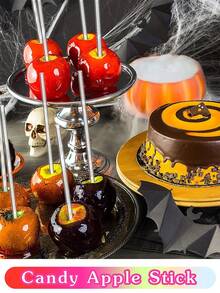 50pcs Acrylic Lollipop Sticks (4in,6in,8in,10in),Cake Pops Sticks, Candy Sticks,Acrylic Dowel Rods, Treat Sticks, Stir Rod,Melt Cake Pops, Cupcake Toppers, Clear Cake Pop Display Holder,Chocolate Cookie Dessert, Party Supplies, Party Decor(Not A Straw)Reusable,For DIY Crafts, Party Decorations, Gardening,Wedding, Halloween, Christmas Candy,Handwork Supplies,Garden Plants,Birthday,Graduation,Baking Tools, Kitchen Accessories - Multicolor - View 4