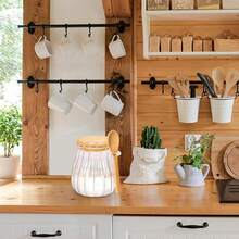 15oz Sugar Container With Bamboo Lid And Spoon,Sugar Bowl Glass Jar For Coffee Bar Accessories Coffee Canister Kitchen Decor (Medium) - Medium - 查看 7