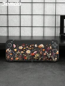 New Switch2 (2025) Accessories: Floral Oil Painting Design Protective Case, Game Card Case For 12 Cards, Compatible With Switch2/Switch NS/Switch OLED, Joy-Con Controller Protective Cover, Best Gift For Switch Players - Multicolor - View 5