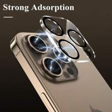 CSDZ 2 paquets de films de protection d'objectif de caméra compatibles avec Apple 15 Pro/15 Pro Max/16 Pro Max/14 Pro/14 Pro Max/12 13 11 Pro /12 13 Mini/11/15/16, film en verre trempé