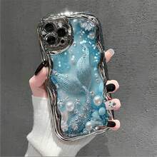 Glitter Mermaid Ocean Tail Element-Design Phone Case, Suitable For IPhone Models 16, 15, 14 Pro Max, 13, 12, 11, XR, XS Plus Phone Cases, Made Of TPU Silicone Material, Providing Shock And Drop Protection, With Drop Protection Function, And Has A Very Good Hand Feel. It Is The Most Suitable Gift For Family, Friends, And Loved Ones. - 銀色 - 查看 3