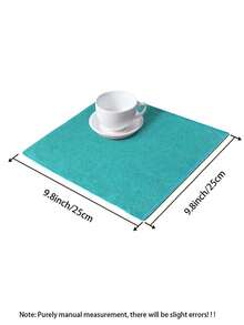 15pcs/Set Kitchen Cleaning Cloth, Solid Color Scrub Cloth Multi-Purpose Cleaning Cloth Car Cleaning Wipe Cloth (Random Color) Multi-Color Soft Quick-Drying Absorbent Sponge Cloth Set