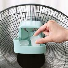 Each Set Contains 5 Pieces. Electric Fan Ice Cube Box, Summer Cooling Wonder, Cooling Clip, Small Fan, Silent Mini