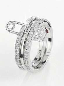 Conjunto de pulseiras de microzircônia destacáveis e modernas, joias personalizadas adequadas para festas e uso diário