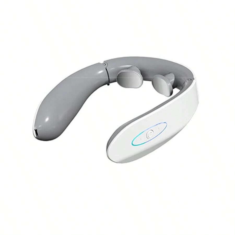 HYUNDAI HY-001頸椎按摩儀 6種模式深度放鬆 石墨烯熱敷緩解僵硬 U型環防滑設計 肩頸按摩神器 白色 - 白色 - 查看 1