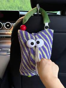 Hộp đựng khăn giấy hình xe hơi hoạt hình sáng tạo, Giấy lụa nhung, Hộp khăn giấy tựa tay ô tô, Khăn giấy tựa lưng ghế ô tô, Hộp đựng khăn giấy treo tường dùng tại nhà - Nhiều màu - Xem 11