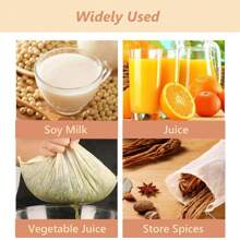 5 Piezas de Paños de Queso para Escurrir, Paños de Muselina Reutilizables de 20 * 30 cm para Cocinar, Bolsas con Cordón de Gasa para Leche de Nueces, Leche de Soja, Jugo de Uva, Gelatina