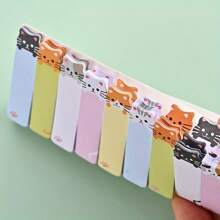 150pcs/Pack Cute Cat Theme Sticky Notes - Essential For Bookmarks And Memos, Office Supplies
