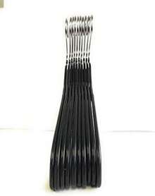 Mainstays Nonslip Heavy Wire Clothes Hangers, 10 Count Black - 摩卡棕 - 查看 5