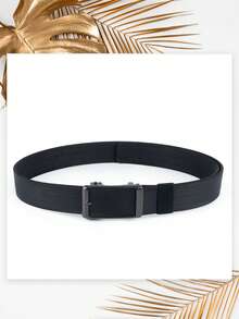 男士棘轮皮带，独特的带扣设计，搭配优质纹理尼龙弹性带，合金自动滑动带扣，可快速释放，舒适透气，适合日常穿着