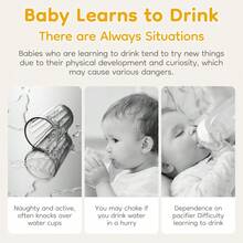 1pc 280ml Silicone Straw Cup, Leak-Proof Soft Spout Cup For School Kids, Durable And Easy To Clean