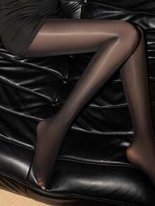 1 件-女士连裤袜，透明打底裤，裸色高腰透明连裤袜，超亮氧气透明打底裤，采用升级的裆部加固设计，比传统连裤袜更耐用，更新的材料提供更好的拉伸性、耐用性、轻便透气性，并防止撕裂。 - 黑色 - 查看 4