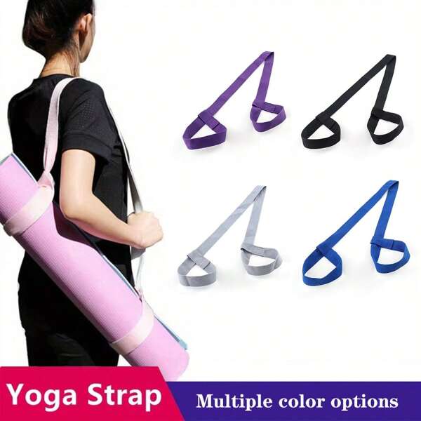 1 pieza Correa para ​​Esterilla de Yoga, Banda Ajustable Portátil Accesorios de Yoga, Multiusos para Yoga al Aire Libre