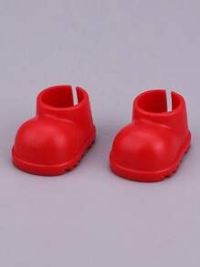 2pcs Doll Shoes, DIY Bright Shoes, Finger Shoes
