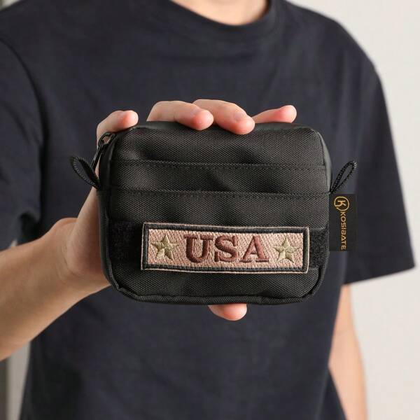 Storage A3 EDC Pouch Organizer Nylon Multi-Functional Utility Small Tool Pocket Multi-Purpose EDC Storage Pouch Nylon Compact Organizer For Daily Carry For Men Money Wallet Mini Wallet Purse Wallet Coin Wallet