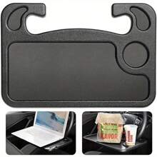 1pc Multi-Function Car Steering Wheel Tray 2-In-1, Makes Driving Easier, Convenient For Dining, Working, Reading Storage - Durable Material, Suitable For Most Vehicle Models