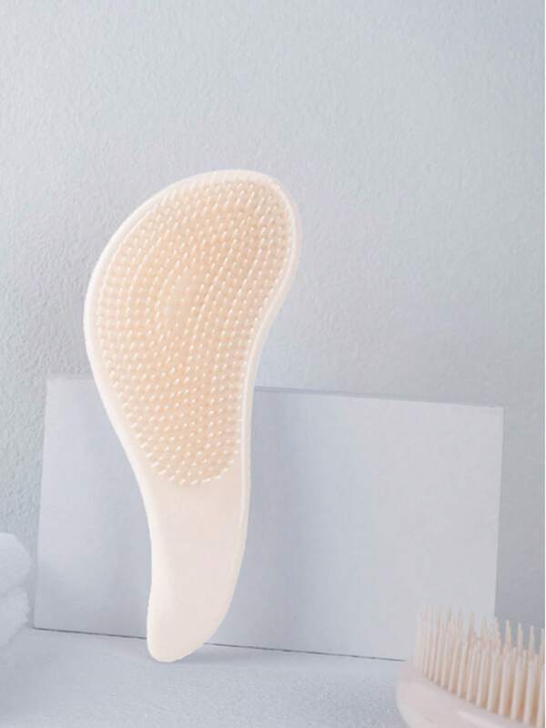 1 Stück Mini Haarbürste, einfarbiger Massagekamm mit weichen Zähnen, Entwirrkamm für glattes, lockiges, trockenes und nasses Haar, Schulanfang, Reise-Urlaubsartikel, Haarzubehör für Frauen