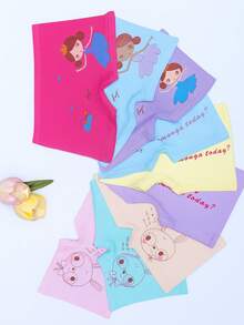 Pack 9 Calzones Niña 100% Algodón Cómodos Al Mayoreo Estilo Aleatorio 8-12 Año - Multicolor - Ver 3