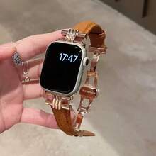 1 条高端皮革表带，具有女士社交名媛风格，兼容 38/40/41/42/44/45/46/49 毫米，兼容 Ultra/S10/9/8/7/6/5/4/3/2/1 - 38/40/41mm(s10)42mm - 查看 25