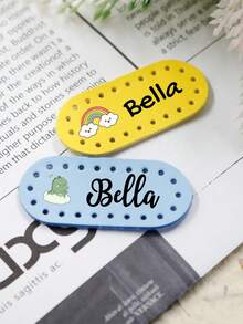 Custom Name Daycare Labels,Personalized Name Labels,Customized Cartoon Pattern Labels,Customizable Birthday Gifts,Name Tags,Suitable For Sewing On Garments,Quilts,Backpacks,Hats,Dolls,Stationery,Birthday Gifts,Anniversaries,Back To School Supplies,School,Friends,Students,Mother,Family - Style a - View 6