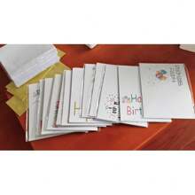 1 Set (120 Pcs Card +120 Pcs Envelopes) Absolutely Yours Birthday Cards Multipack Of 12 Design (Each Design 10 Pcs ). Blank Inside. Bulk Birthday Cards And Envelopes, Each Design 1 Pc For 12 Pcs, Birthday Invitation Greeting Card, School Supplies, Back To School