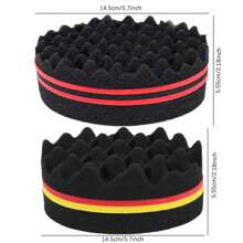1pc African Curly Hair Care Tool Curly Sponge, Fashionable Sponge Brush, Suitable For Black People To Perm Curly Hair, Hair Tools, Hair Products And Accessories For Barber Salon Beauty Travel Essentials
