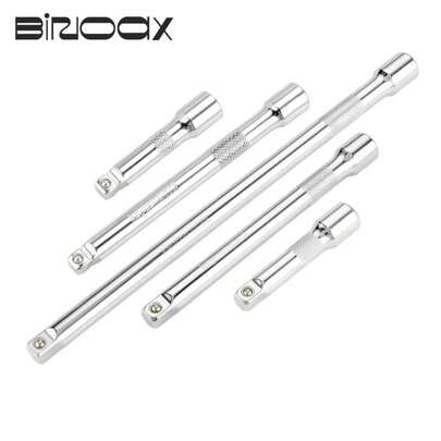 Barra de extensión de llave de trinquete de 1/4" 3/8" 1/2" 50/75/100/125/150/250mm, accesorios de varilla de conexión de manguito de dirección