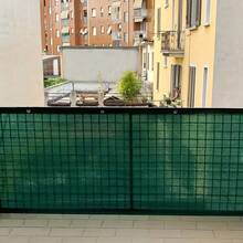 Heavy Duty Privacy Screen - 150GSM Wind & Dust Resistant Mesh Cloth, Suitable For Outdoor Patio, Balcony & Pool Deck - Multicolor - View 7