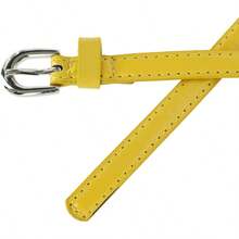 Women's Skinny 1 2 Inch Dr Belt - 黃色 - 查看 2