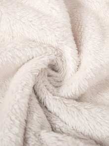 Young Girls ' Casual Floral Print Zip-Up Drop Shoulder Hooded Jacket, Thermal Lined, Autumn/Winter - Pink - View 7