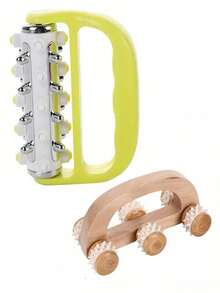 Cellulite Massager, Fascia Release And Muscle Massage Roller, Mini Trigger Point Deep Tissue Myofascial Release Tool, Body Massager For Men And Women - Green - View 3