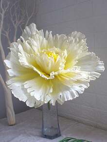 Flor de peonía artificial grande de 40 cm para decoración de arco de boda, fondo, decoración de escaparates de centros comerciales y accesorios de estudio - Estilo 5 - Ver 1