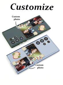 Funda de teléfono delgada y transparente con diseño personalizado de letra y patrón a cuadros, compatible con iPhone 16/11/13, Galaxy, iPhone 11/12/13/16, iPhone 16Pro Max, Galaxy