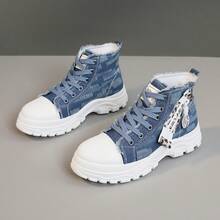 Women Canvas Shoes - 黑色 - 查看 3