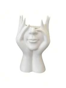 1 Stück Dekorativer Schreibtischorganizer in Menschenform, multifunktionaler Stift-/Makeup-Pinselhalter