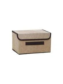 1pc Foldable Storage Box, Large Capacity Cloth Storage Bin - Ideal For Space-Saving, Clothes Organization, Decorations For Festivals, Rooms, Home, Bedroom