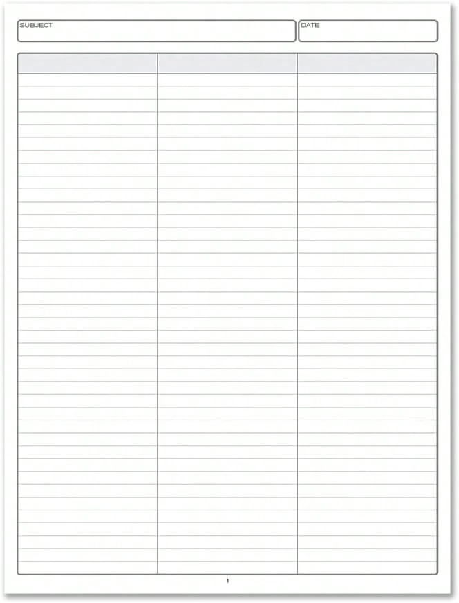 3 Column Book/Hardbound Columnar Notebook (Three Columns Columnar Book ...