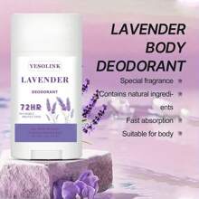 عود مزيل العرق المعطر برائحة الخزامى 75 مل، للإبط والرقبة والجسم والقدمين، يوفر نضارة لمدة 48 ساعة، مناسب للاستخدام الخارجي في الصيف، هدية رائعة