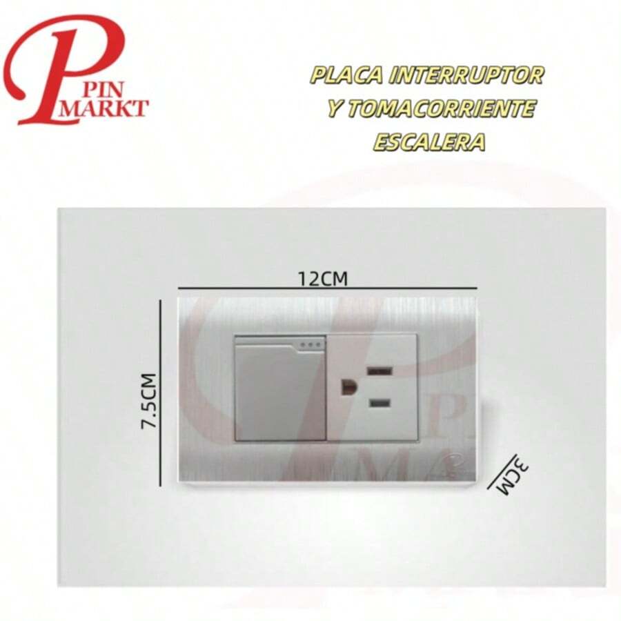 Duplex Contact Plate, Single Switches, Double Switch, Switch With Contact, - 030439 - View 1