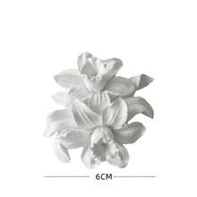 创意石膏花首饰展示架、耳环和戒指架收纳架，适用于展览、直播、摄影道具，女士收纳收纳架，旅行必备品，返校宿舍收纳