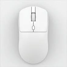CHANGXIE A 2.4G Wireless Mouse, 6-Key Office Gaming Mouse, Ergonomic Grip, LOGO That Can Glow, White And Black