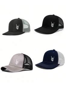 1 pièce Casquette de baseball réglable unisexe pour chauffeur de camion, convient pour le port quotidien, les voyages extérieurs, la randonnée, les cadeaux, les vacances, les fêtes
