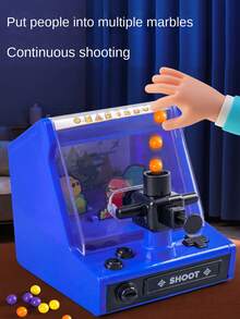 Children's Shooting Game, Slingshot Toy, Marble Shooting Toy, Mini Claw Machine, Arcade Game, Dinosaur Shooting Game, Claw Machine, Educational Game, Children's Birthday Gift, Christmas Gift - Multicolor - View 4