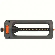 Cabezal de aspersor de césped ajustable con 19 boquillas, adecuado para áreas grandes - Sistema de riego de jardín ergonómico de arco alto, de plástico, ideal para regar el césped y el jardín, sistema de riego de césped | Aspersor de césped animado | Diseño ergonómico