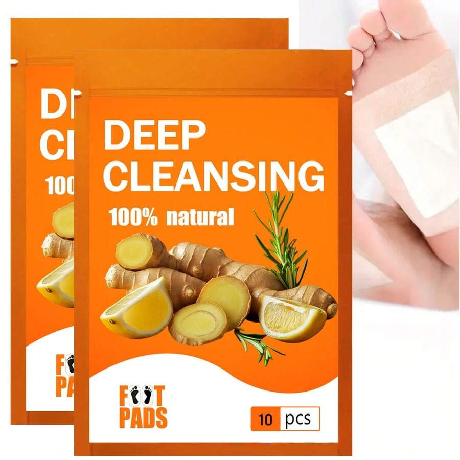 30片生姜足贴，深层清洁足贴，足部护理