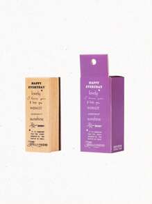 1pc Fine Pattern Brown Wooden Stamp, Small Fresh Flower Plant Pattern Creative Design Wooden Stamp For Notebook Scrapbook Decoration Greeting Card Decoration, Gift For Friends School Supplies,Back To School