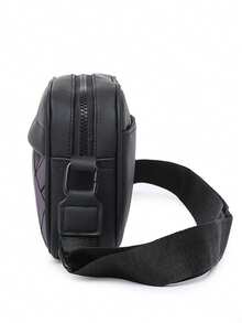 1pc Men's Nylon Casual Shoulder Bag, Large Capacity Crossbody Bag, PU Leather Messenger Bag, Phone Pouch, 2025 Summer New Small Crossbody Bag Camera Bag