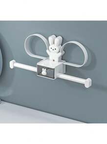 1pc Multifunctional Wall Mount Bunny Shaped Hair Accessory Organizer Holder, Perfect Gift For Granddaughters, Daughters, Girlfriends